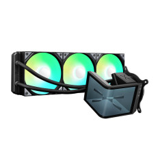 TRYX Panorama SE 360 ARGB 360mm AIO Rotatable 6.5'' AMOLED Curved Screen 3D Anamorphic Effect Customizable AIO Cooler